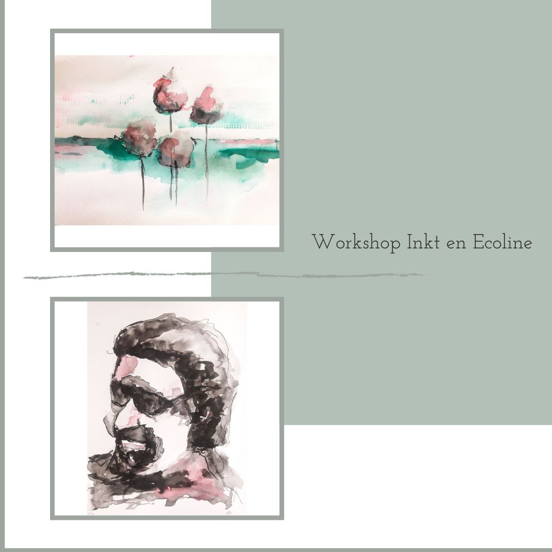Workshops en Cursussen schilderen met acrylverf en mixed media omgeving Leerdam